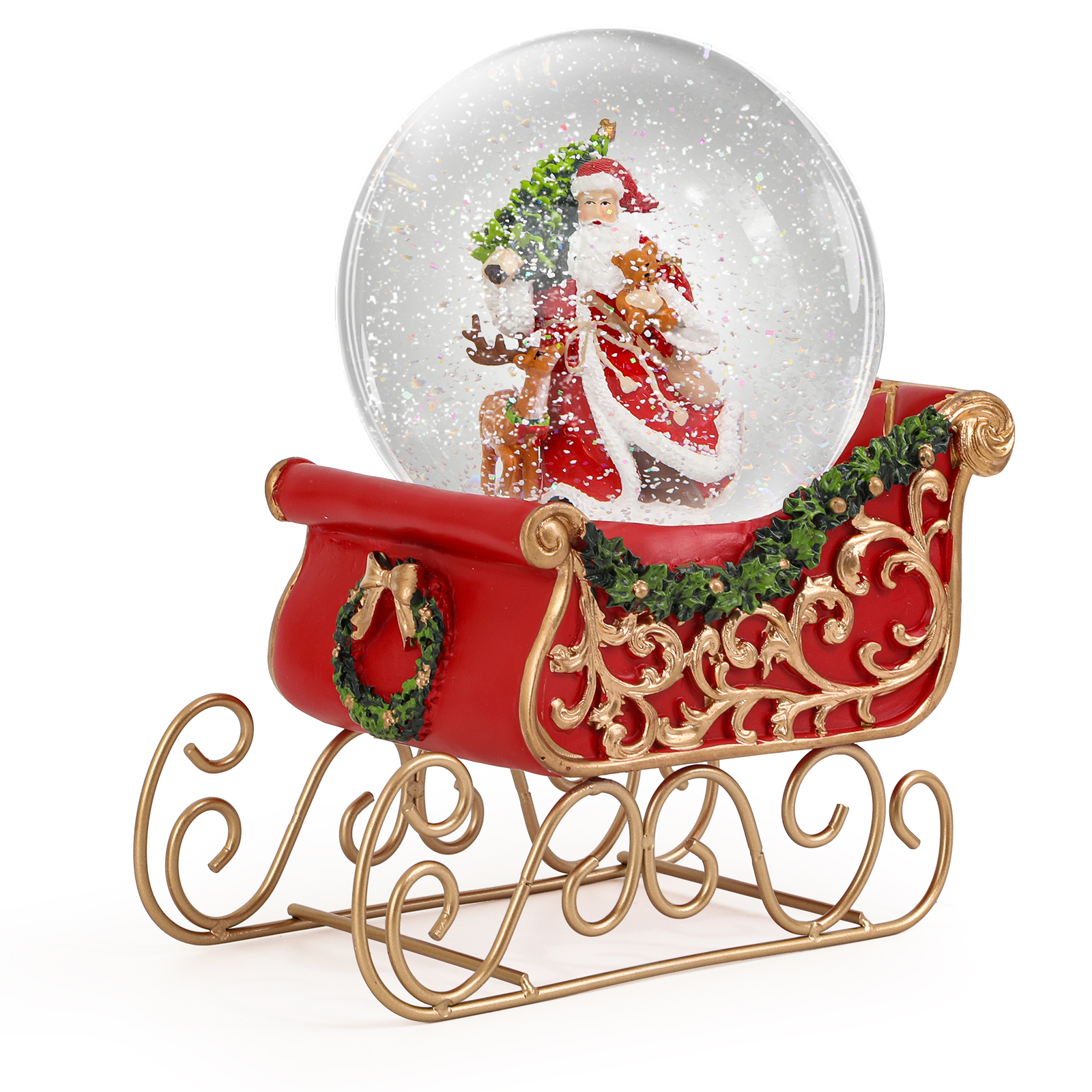 Snow Globe Musical - Christmas Snow Globe with Music &