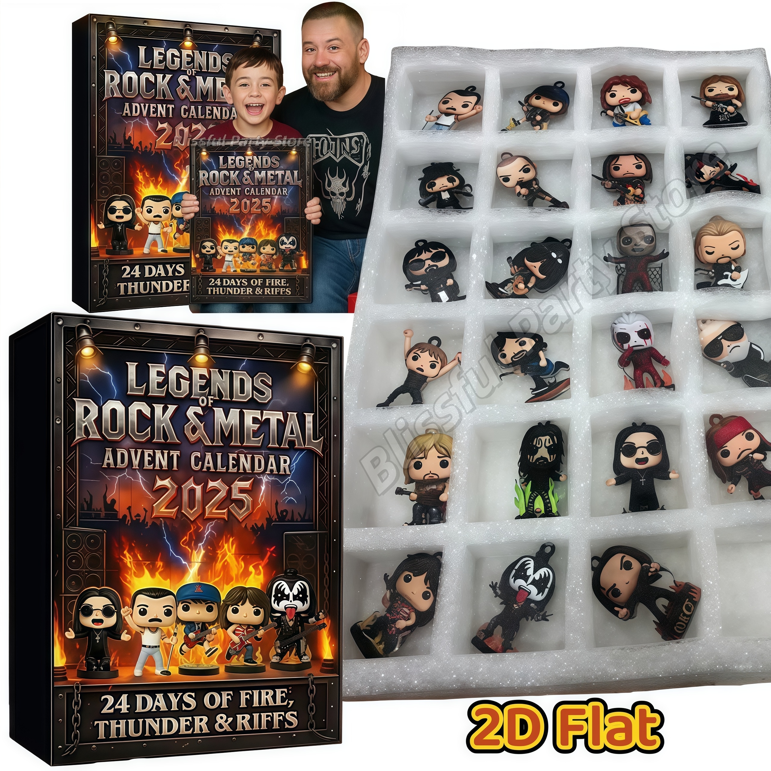 Advent Calendar Gift - Christmas Advent Calendar Gift Rock and