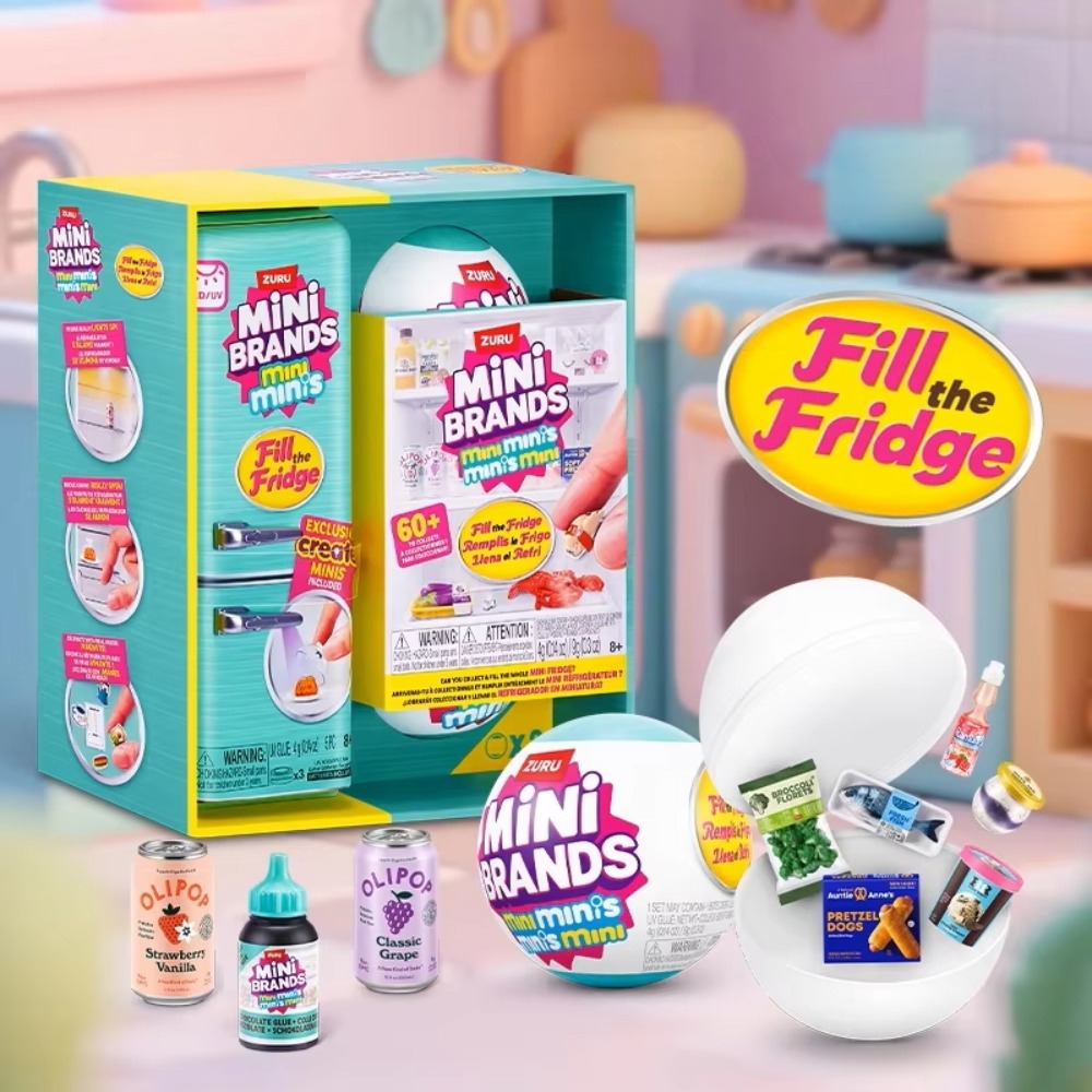 Ornament Ball Set - ZURU Mini Brands Refrigerator Ball Surprise