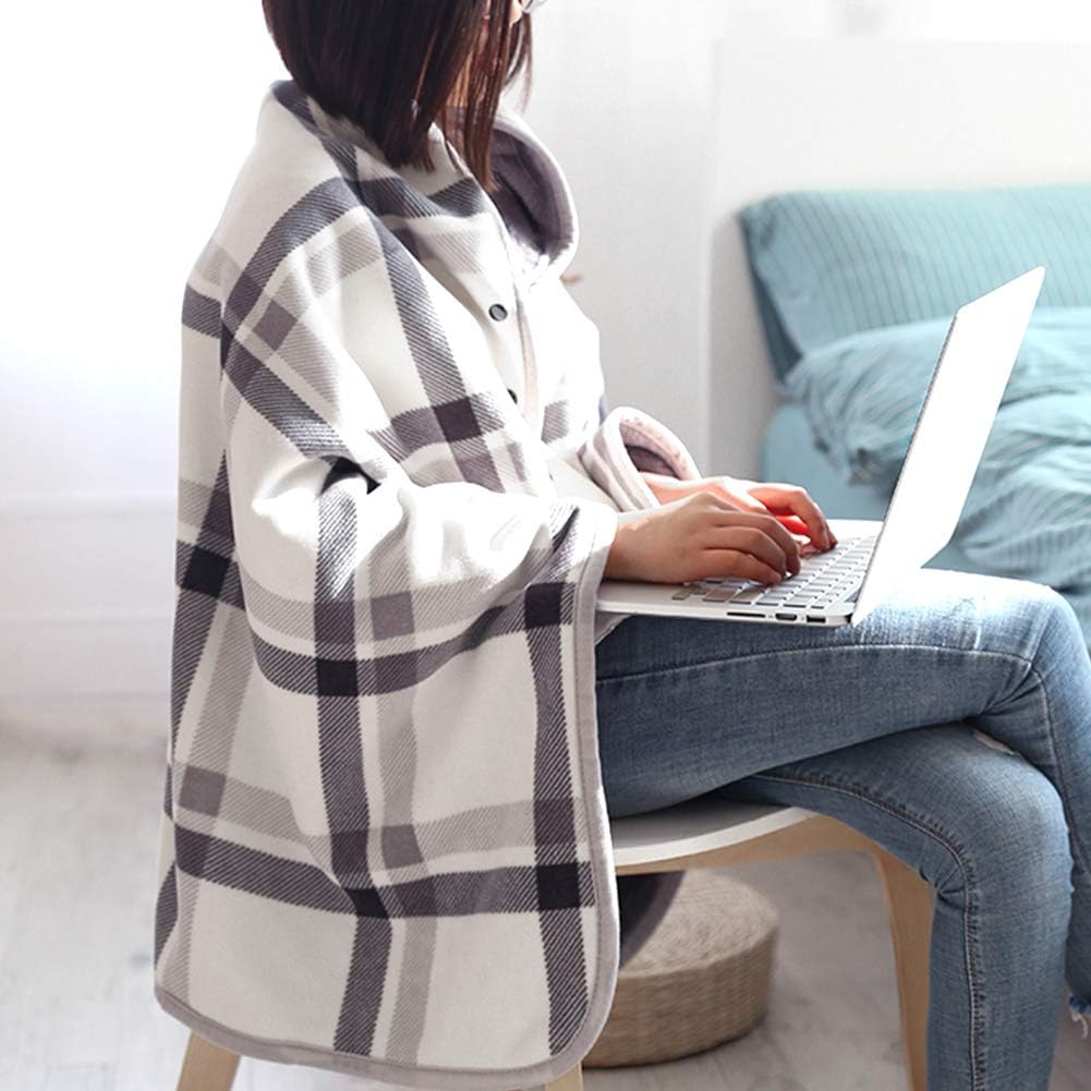 Christmas Throw Blanket - Wearable Blanket Throw Plush Fleece Plaid