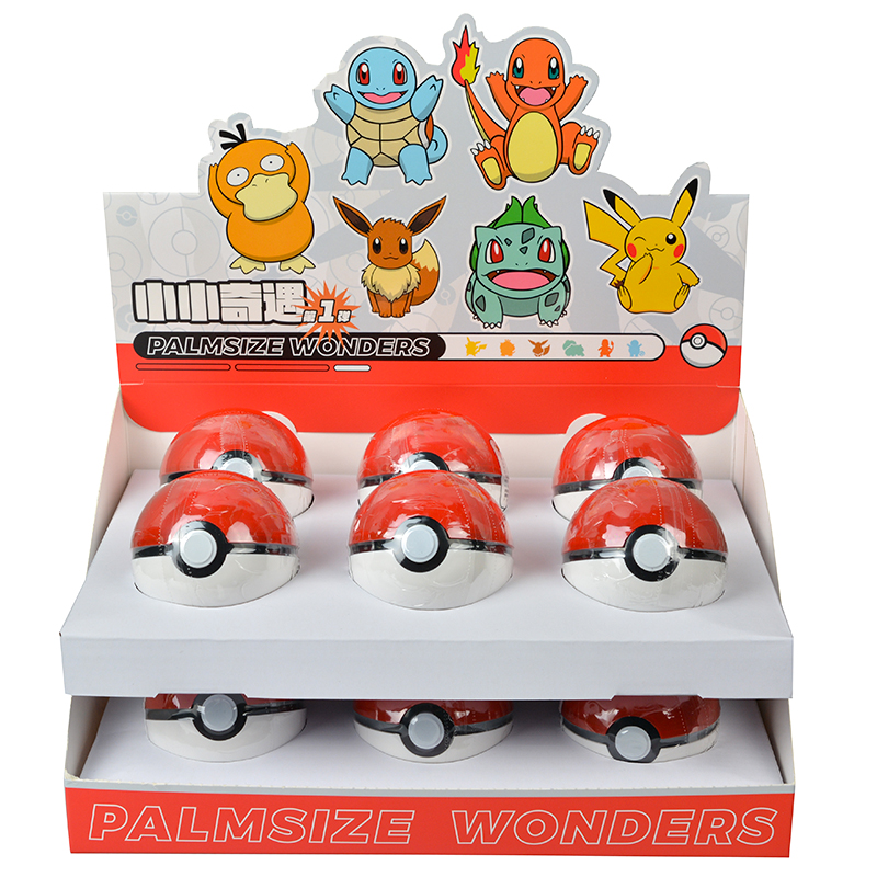 Ornament Ball Set - Pokemon Anime Blind Poke Ball Action