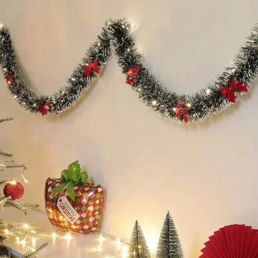 Led Fairy String Lights - Christmas Tinsel Garland Artificial Christmas Garland
