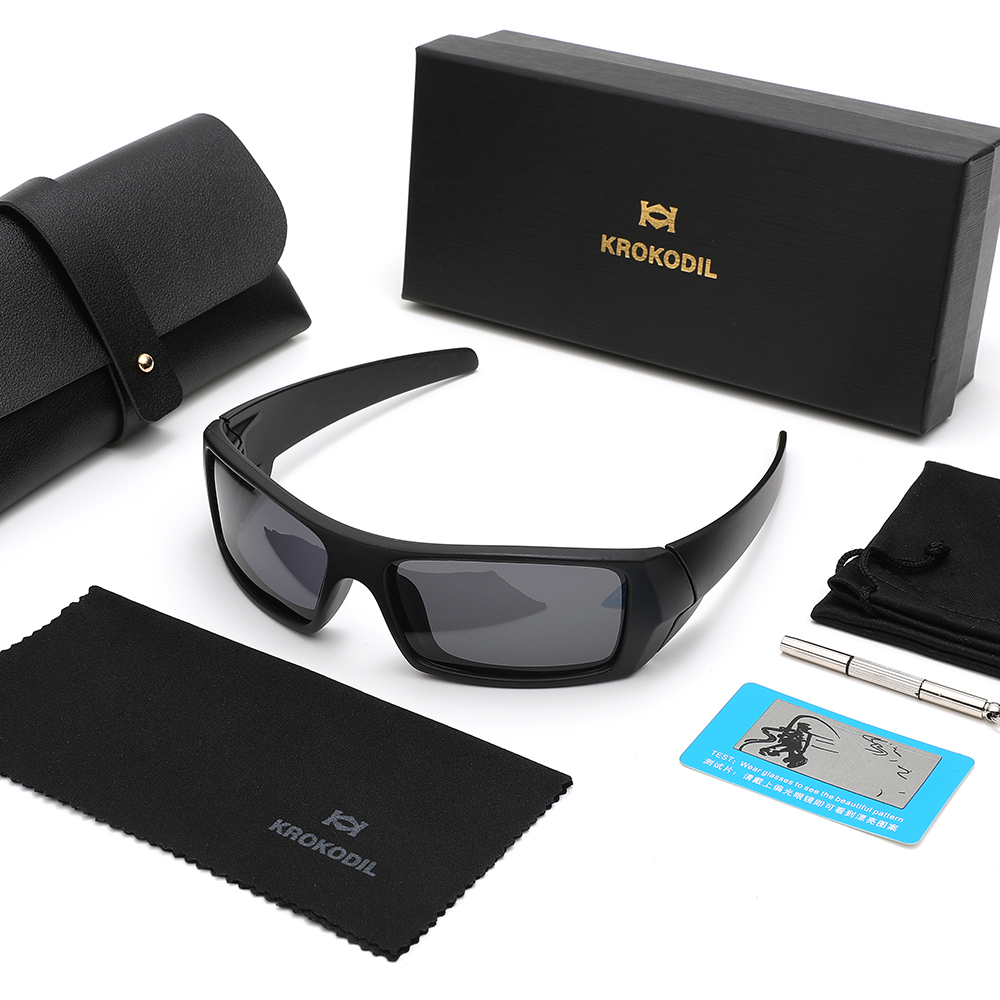 Gift Box Wrap Set - Polarized UV400 Wrap Around Sunglasses Men