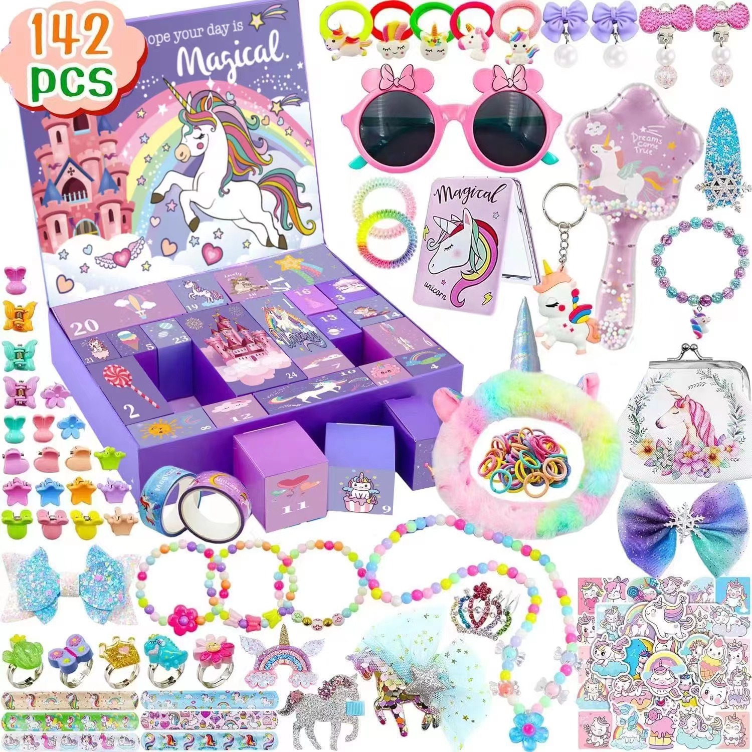 Advent Calendar Gift - Christmas Advent Calendar Box for Girl