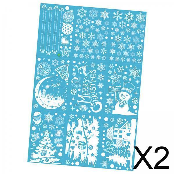 Snowflake Window Decal - Christmas Decoration Window Stickers PVC Clings