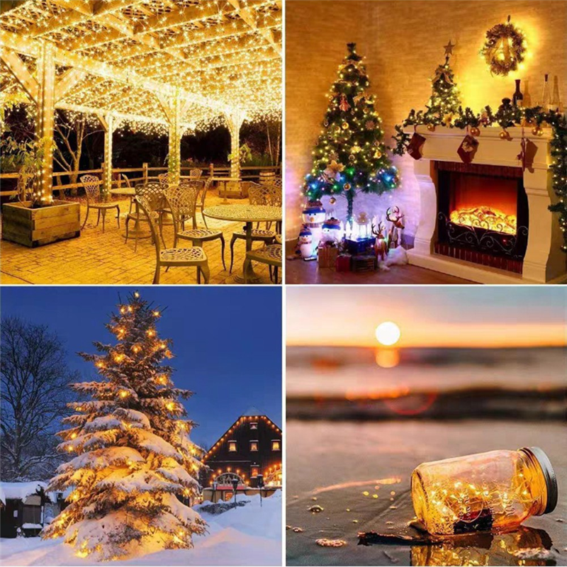 Led Fairy String Lights - ONCE Solar Powered Lights 200 LED