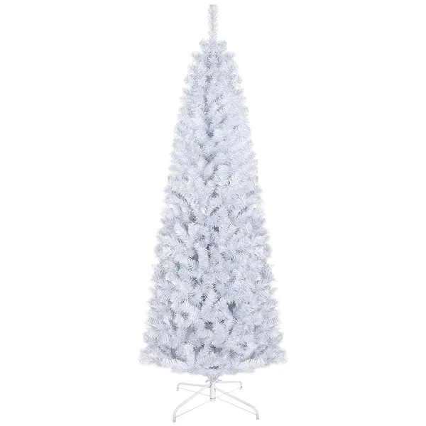 Christmas Tree Artificial - Pencil Christmas Tree, Unlit Artificial Slim