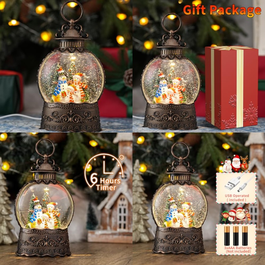 Snow Globe Musical - Snow Globe with, Light Up Christmas