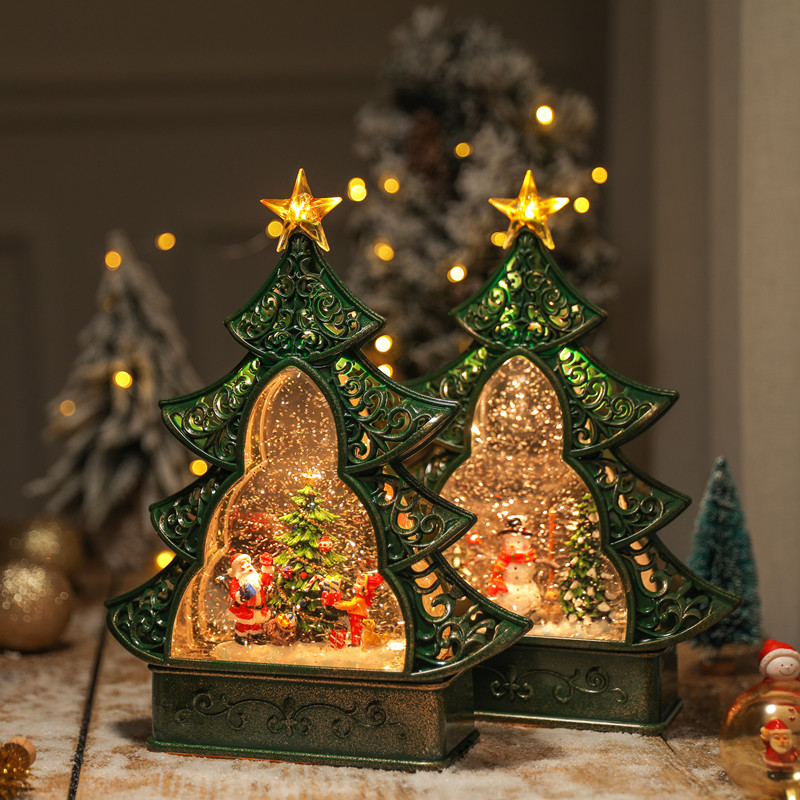 Snow Globe Musical - Christmas Tree Snow Globe Music Box