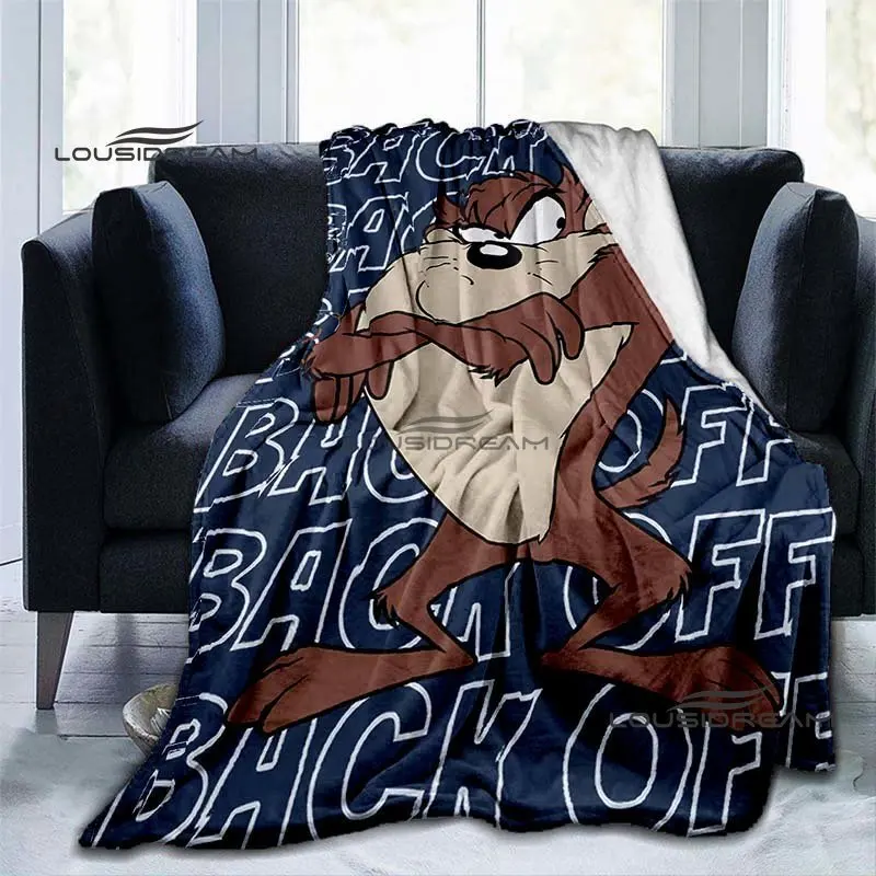 Christmas Throw Blanket - Cute Taz-Mania Blanket Classic Cartoon Soft