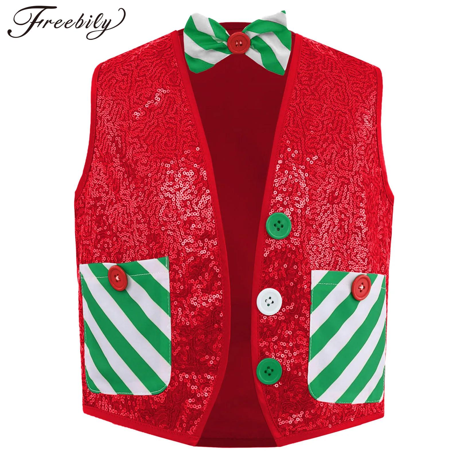 Elf Costume Christmas - Boys Girls Christmas Santa Elf Cosplay