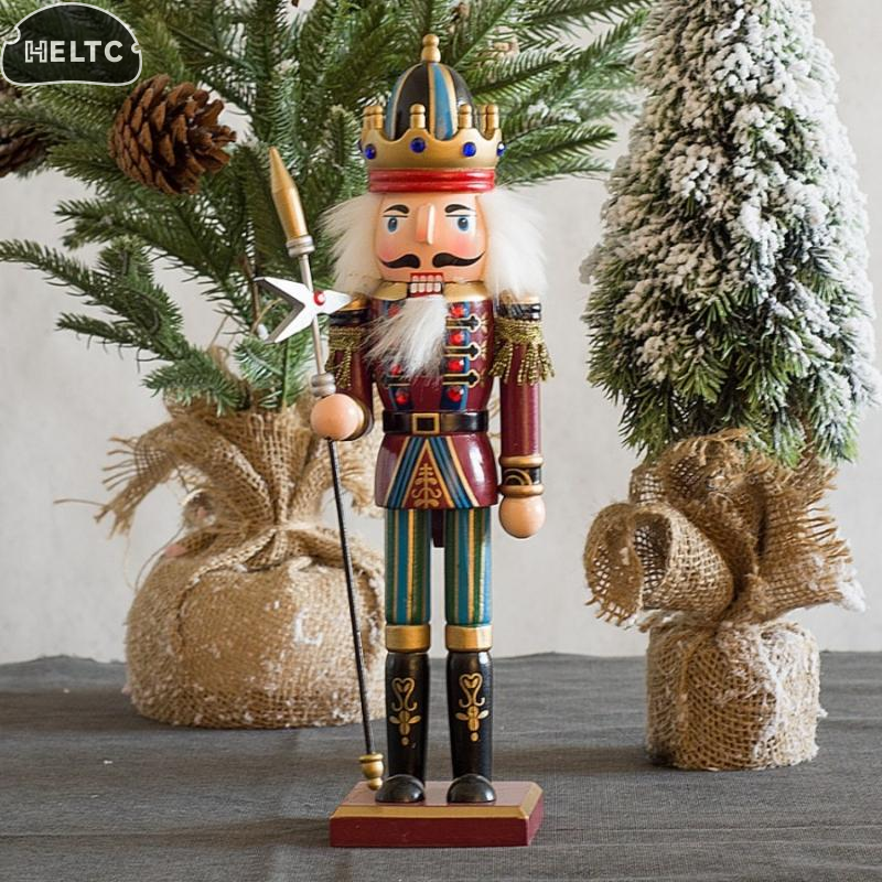 Nutcracker Figurine - 1Pcs 30CM Cartoon Walnut Soldier Home