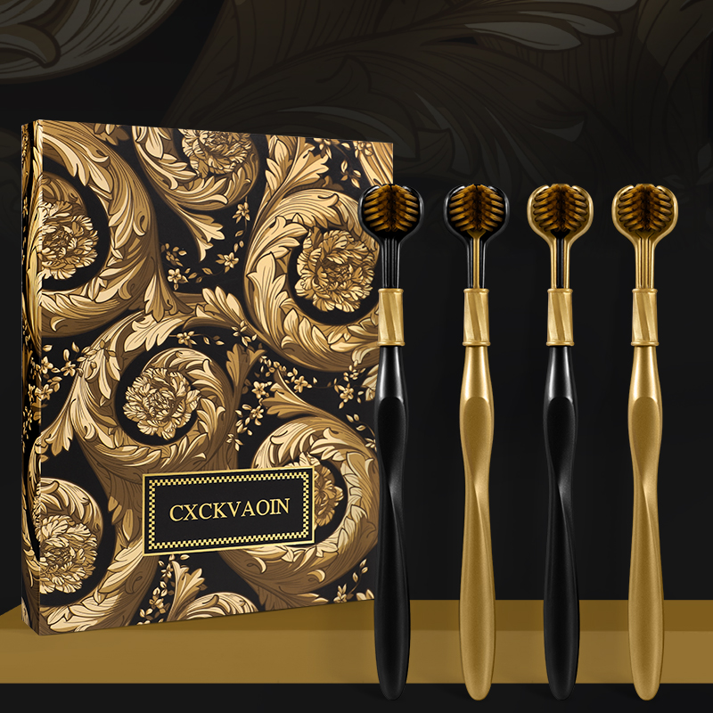 Gift Box Wrap Set - [4-pcs gift box] High-end black gold