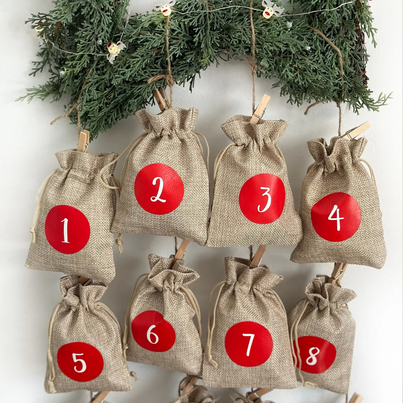 Advent Calendar Gift - 24pcs Advent Calendar Kit Holiday Home