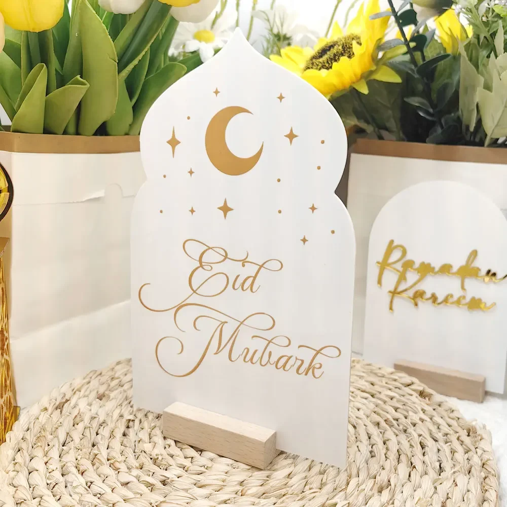 Advent Calendar Gift - Reusable Acrylic Ramadan Calendar Board Wooden