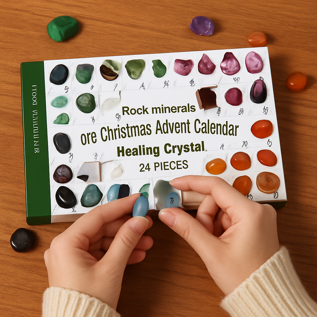 Advent Calendar Gift - Stone Rock Mineral Collection Advent Calendar