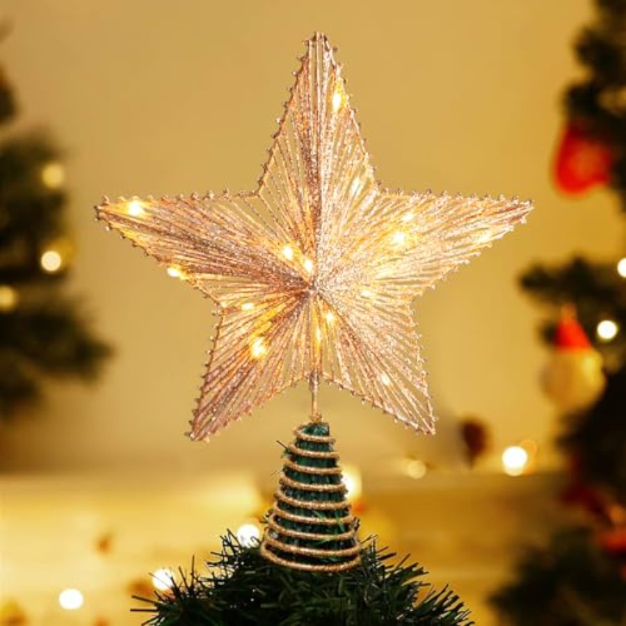 Star Tree Topper - Christmas Tree Topper 10