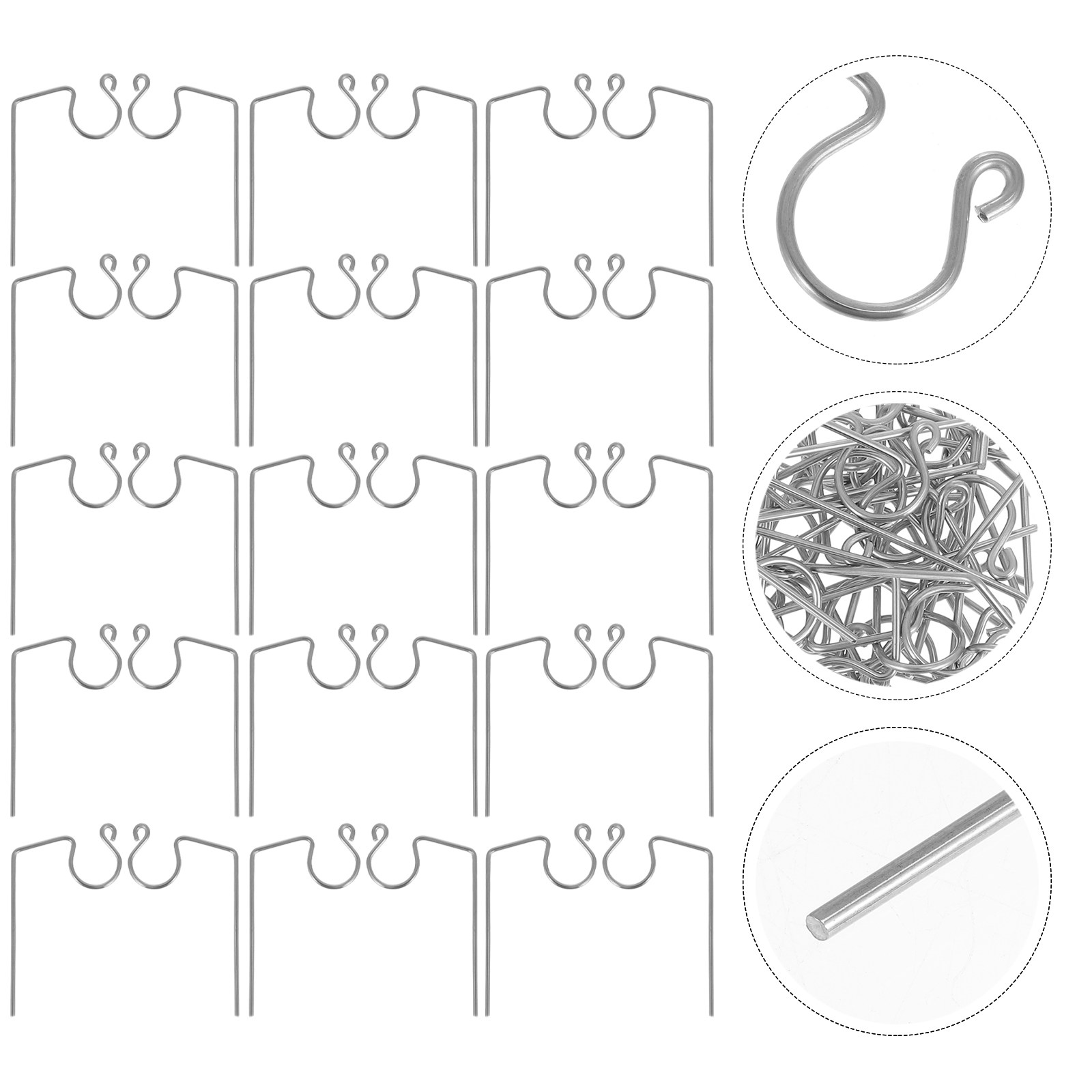 Led Fairy String Lights - 50Pcs Multi-Functional Light Hooks for Christmas