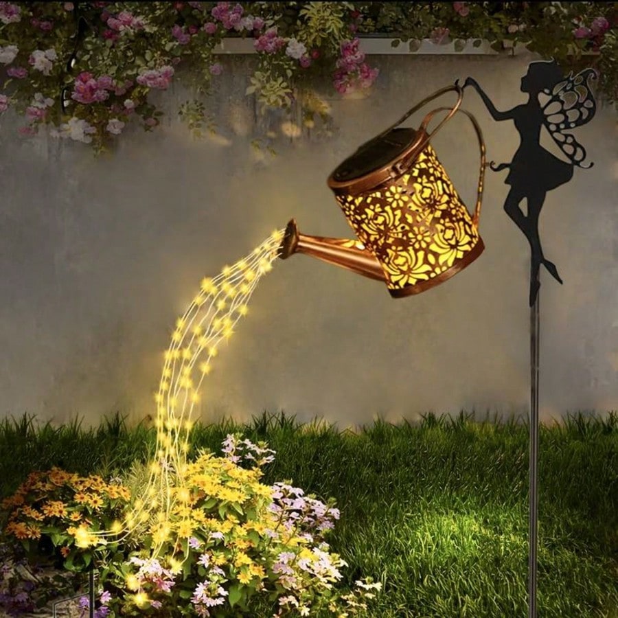 Christmas Lights Outdoor - 1 PC Solar Outdoor Fairy Waterfall