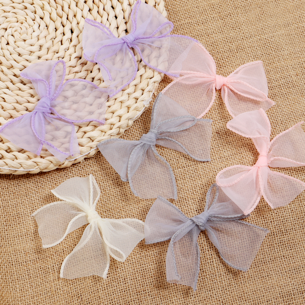 Ribbon Bow Gift - 10pcs/lot Fishtail Yarn Ribbon Bows Colorful
