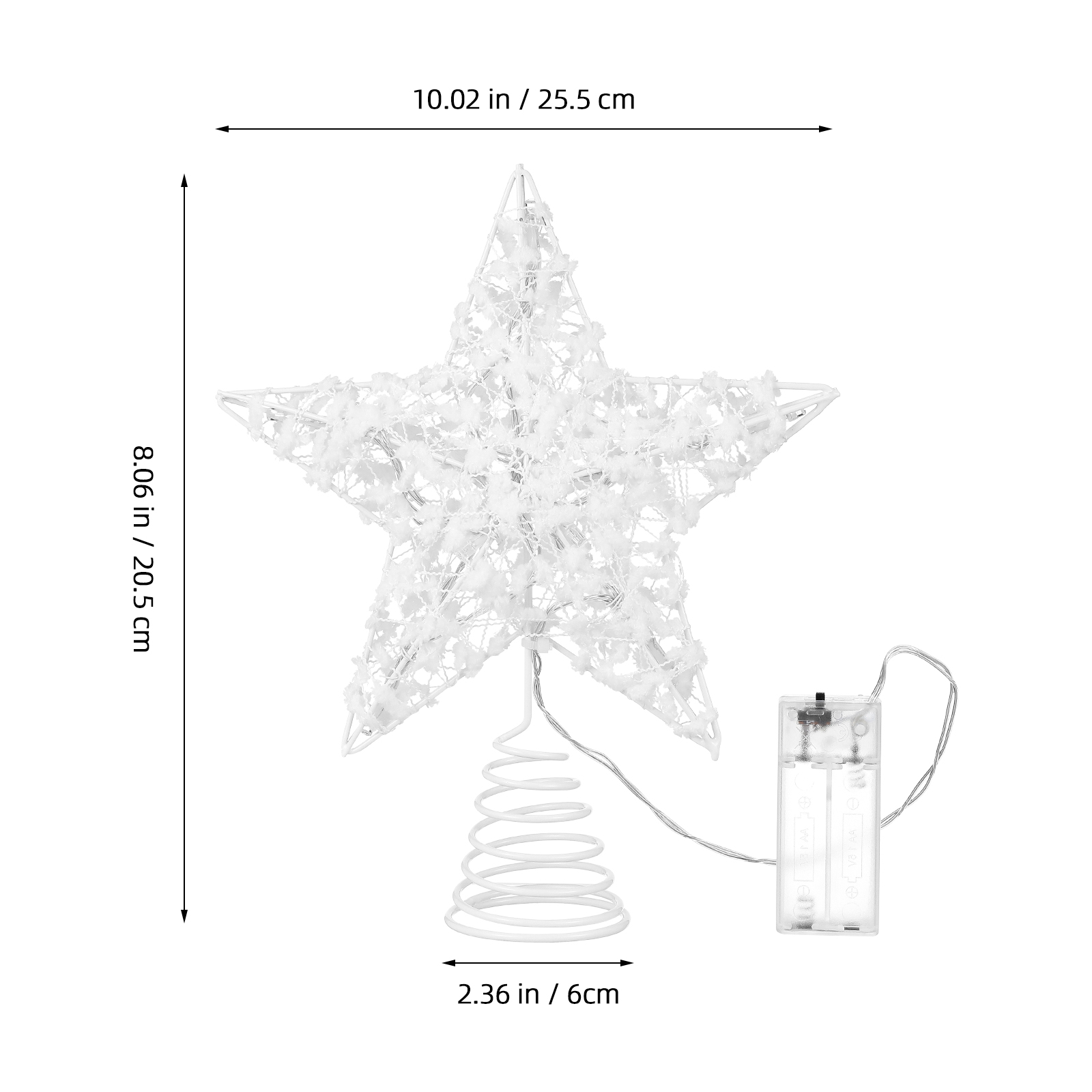 1Pcs Christmas Tree Star Lamp  - Star Tree Topper ulasan dan harga