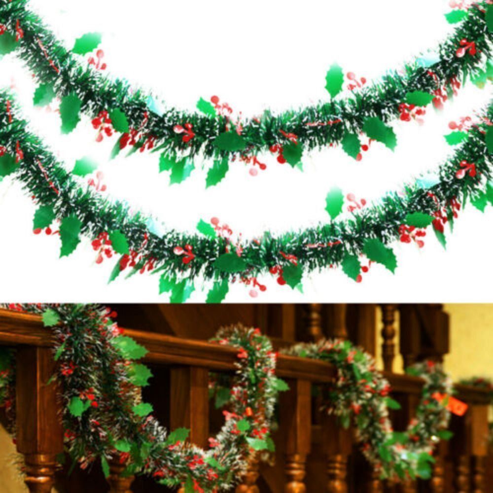 2PCS Reusable 2M Christmas Gar - Tinsel Garland Decoration ulasan dan harga