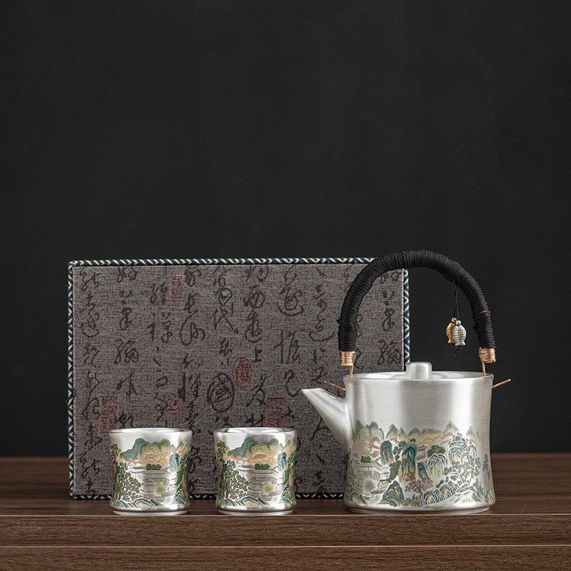 YFY Liu Yin one pot two cups p - Gift Box Wrap Set ulasan dan harga