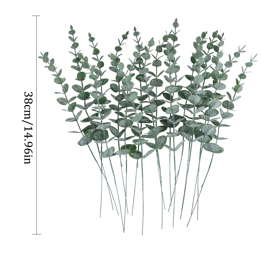 Artificial Eucalyptus Stems Le - Christmas Wreath Fake ulasan dan harga