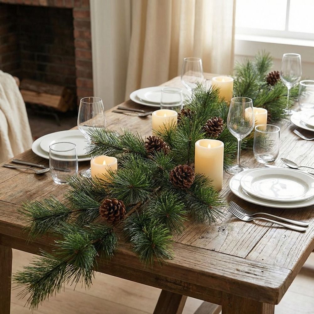 Realistic Artificial Pine Bran - Christmas Tree Artificial ulasan dan harga