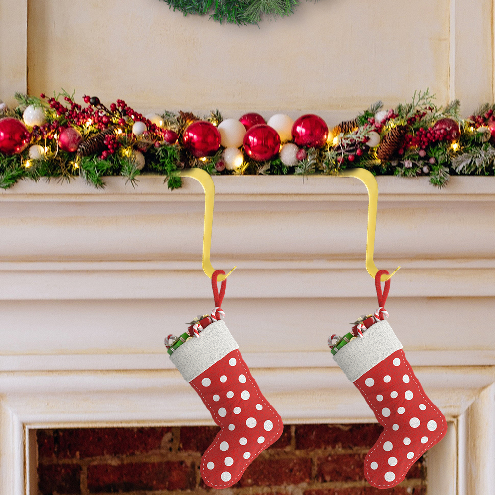 2 Pcs Christmas Fireplace Stoc - Christmas Stocking Hanging ulasan dan harga