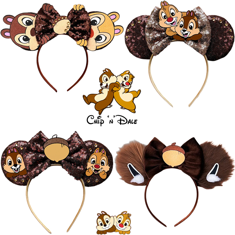 Disney Chip 'n' Dale Headbands - Ribbon Bow Gift ulasan dan harga