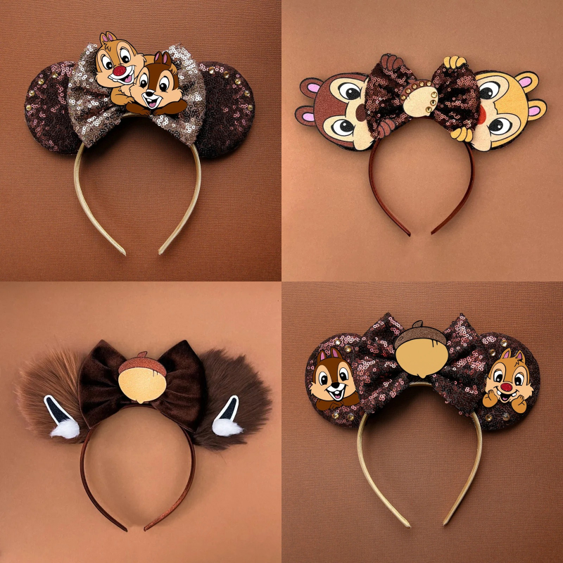 Disney Chip 'n' Dale Headbands - Ribbon Bow Gift ulasan dan harga