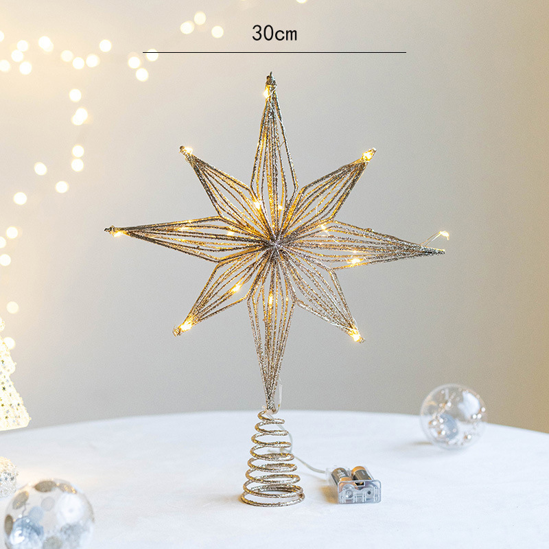 30cm Led Star Christmas Tree T - Star Tree Topper ulasan dan harga