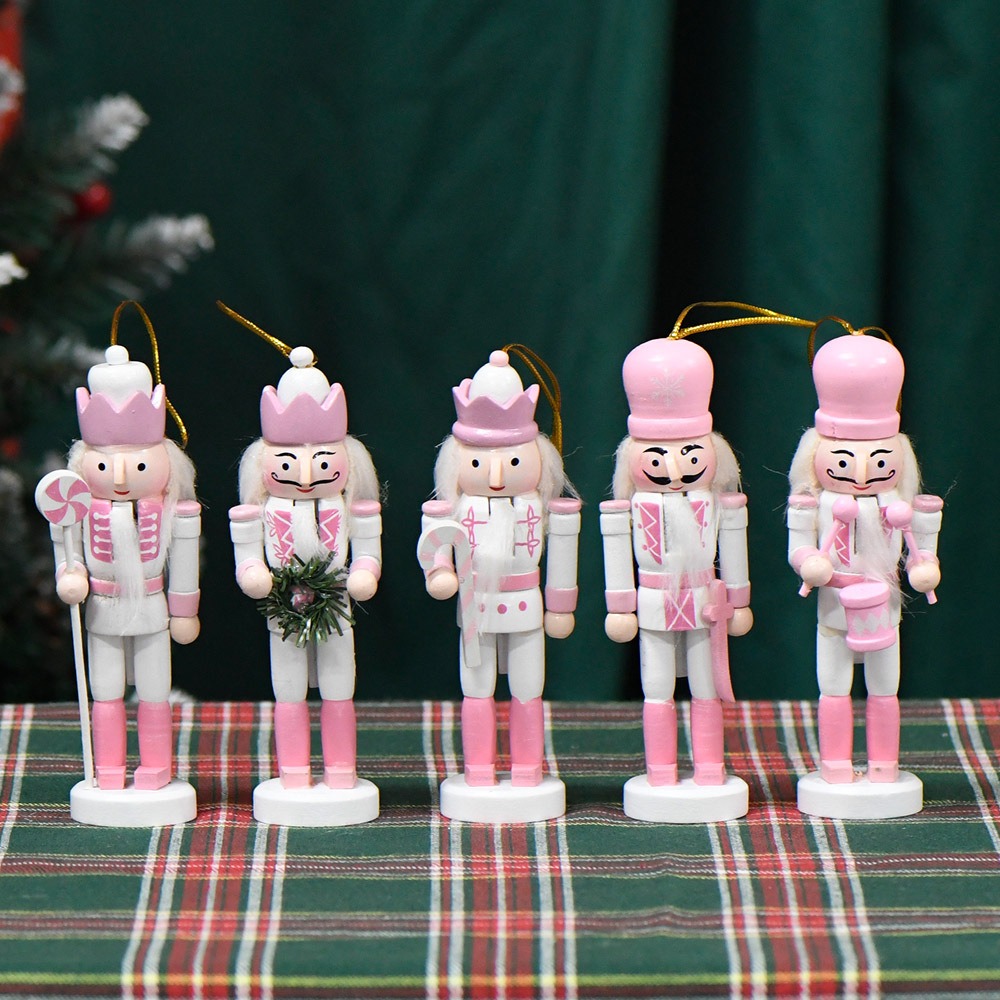 5PCS Macarone Powder Christmas - Nutcracker Figurine ulasan dan harga