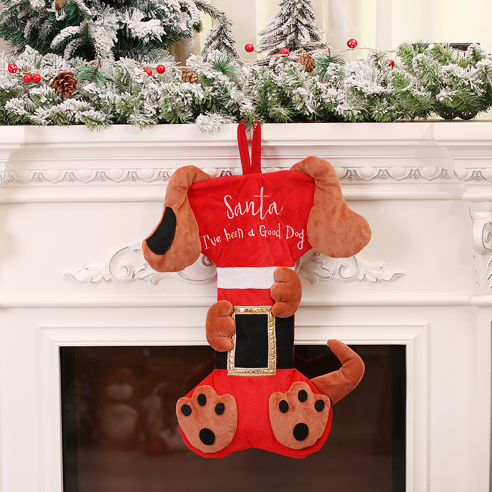 3D Animal Christmas Stockings  - Christmas Stocking Hanging ulasan dan harga