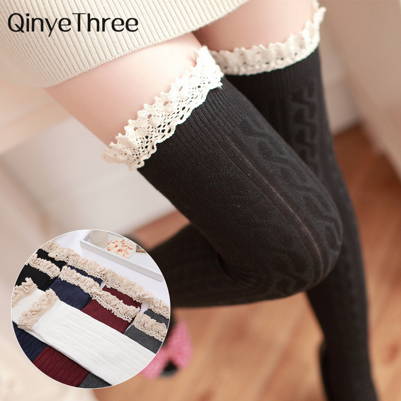 Chic Thigh High Girls Lace Dec - Christmas Stocking Hanging ulasan dan harga