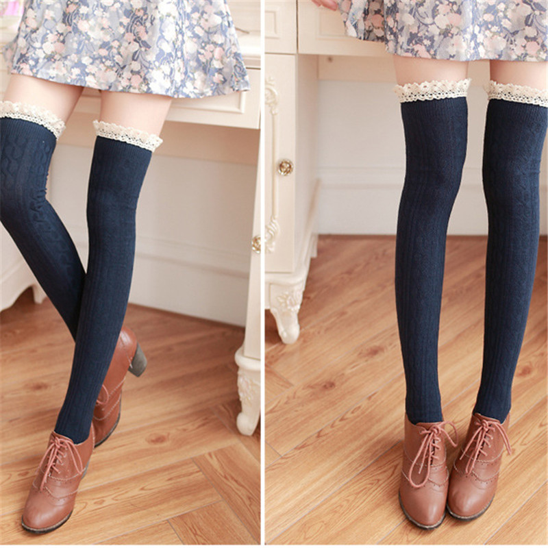 Chic Thigh High Girls Lace Dec - Christmas Stocking Hanging ulasan dan harga