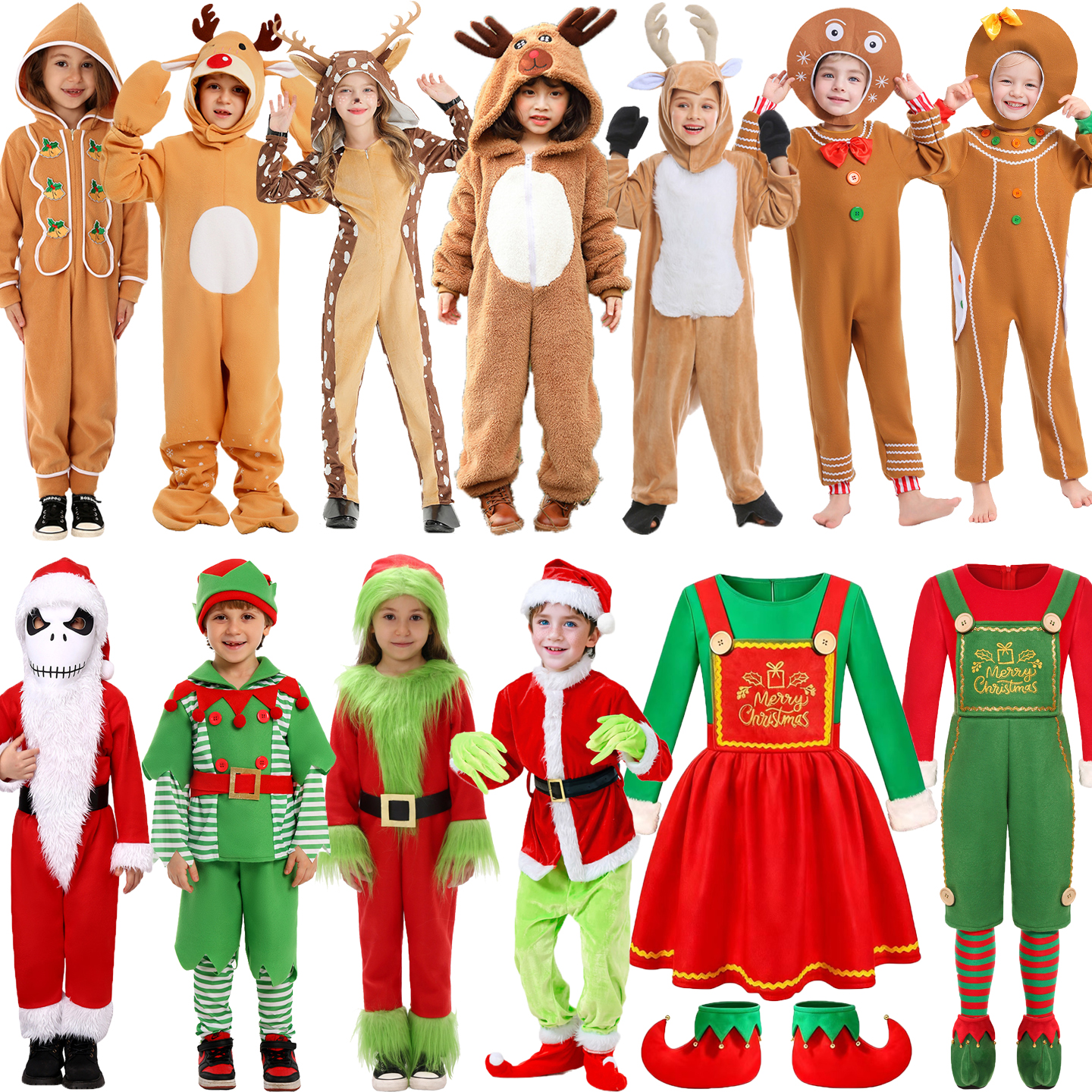 Christmas Halloween COS Deer G - Elf Costume Christmas ulasan dan harga