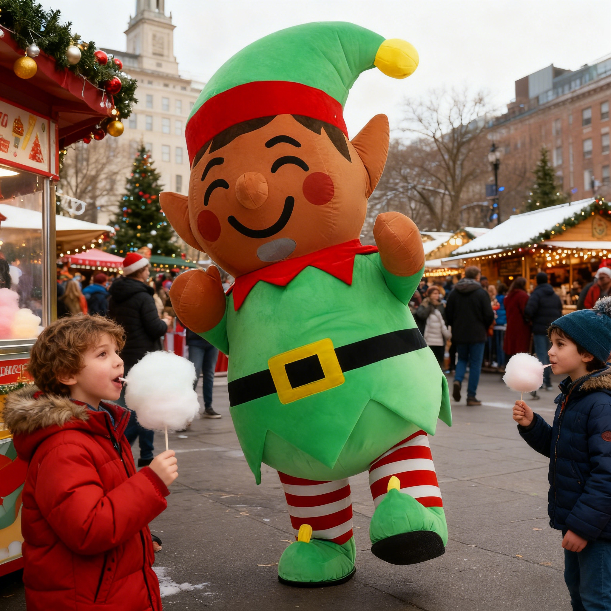Inflatable Christmas Elf Plush - Elf Costume Christmas ulasan dan harga