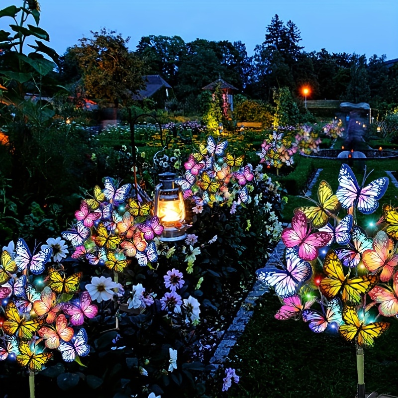 Solar LED Butterfly Garden Lig - Christmas Lights Outdoor ulasan dan harga