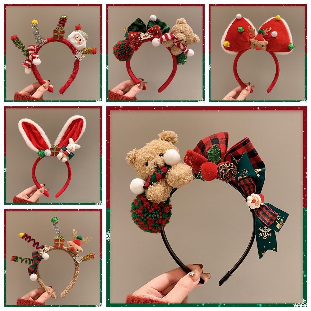 Christmas Decoration Christmas - Reindeer Antlers Headband ulasan dan harga