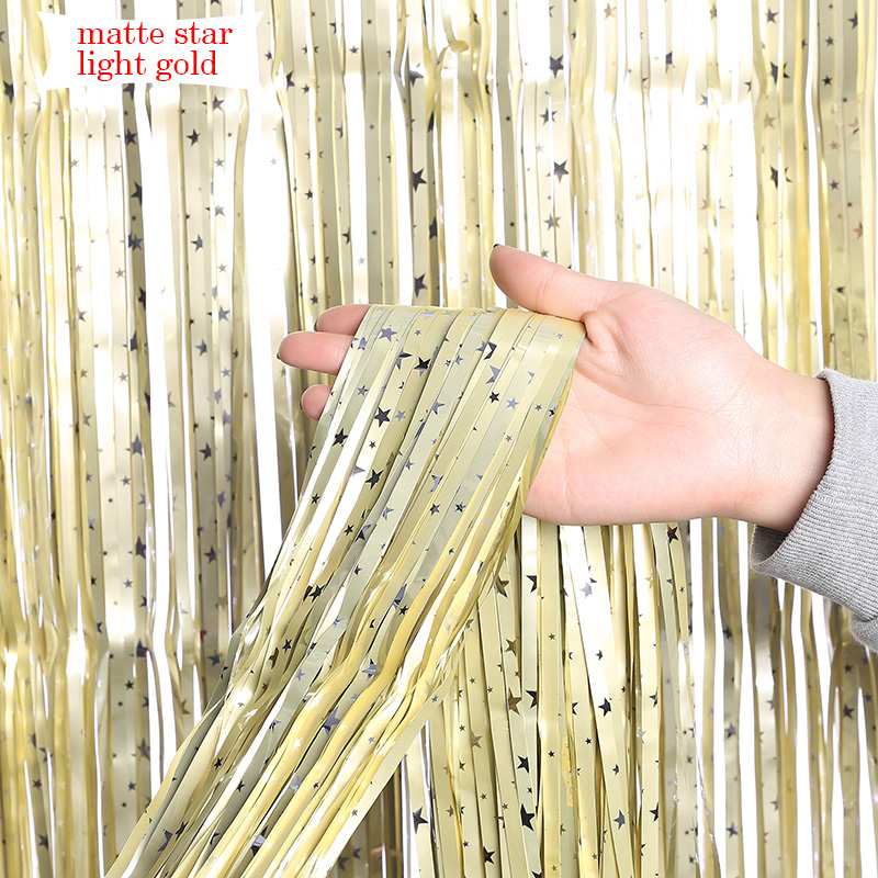 New Style Special Party Backdr - Tinsel Garland Decoration ulasan dan harga