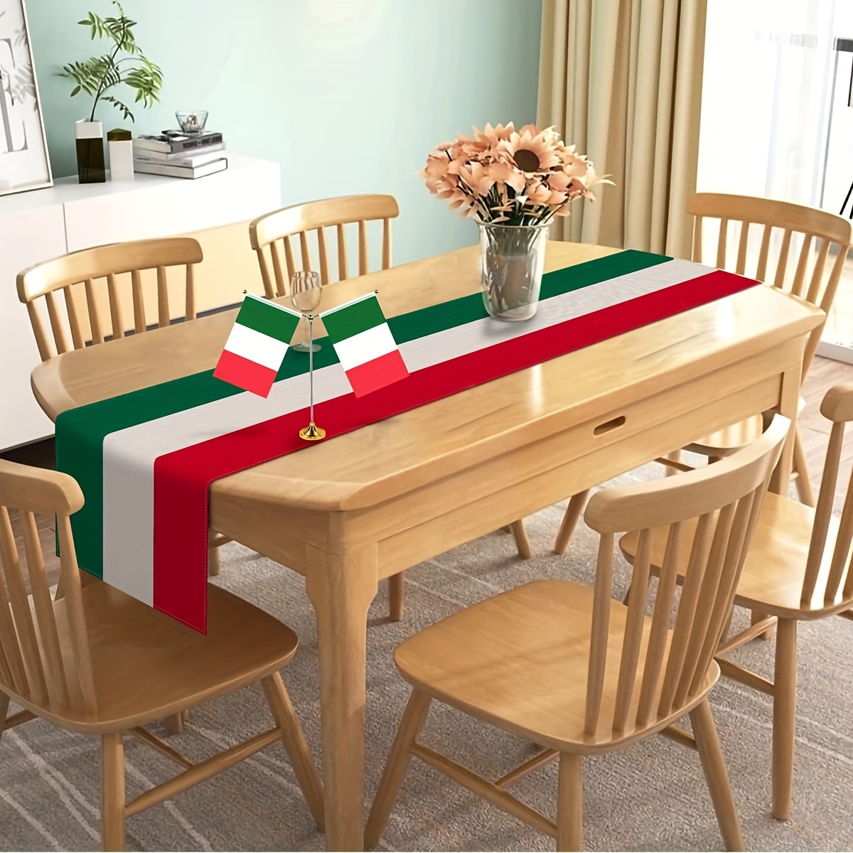 1pc Luxurious Italian Inspired - Christmas Table Runner ulasan dan harga