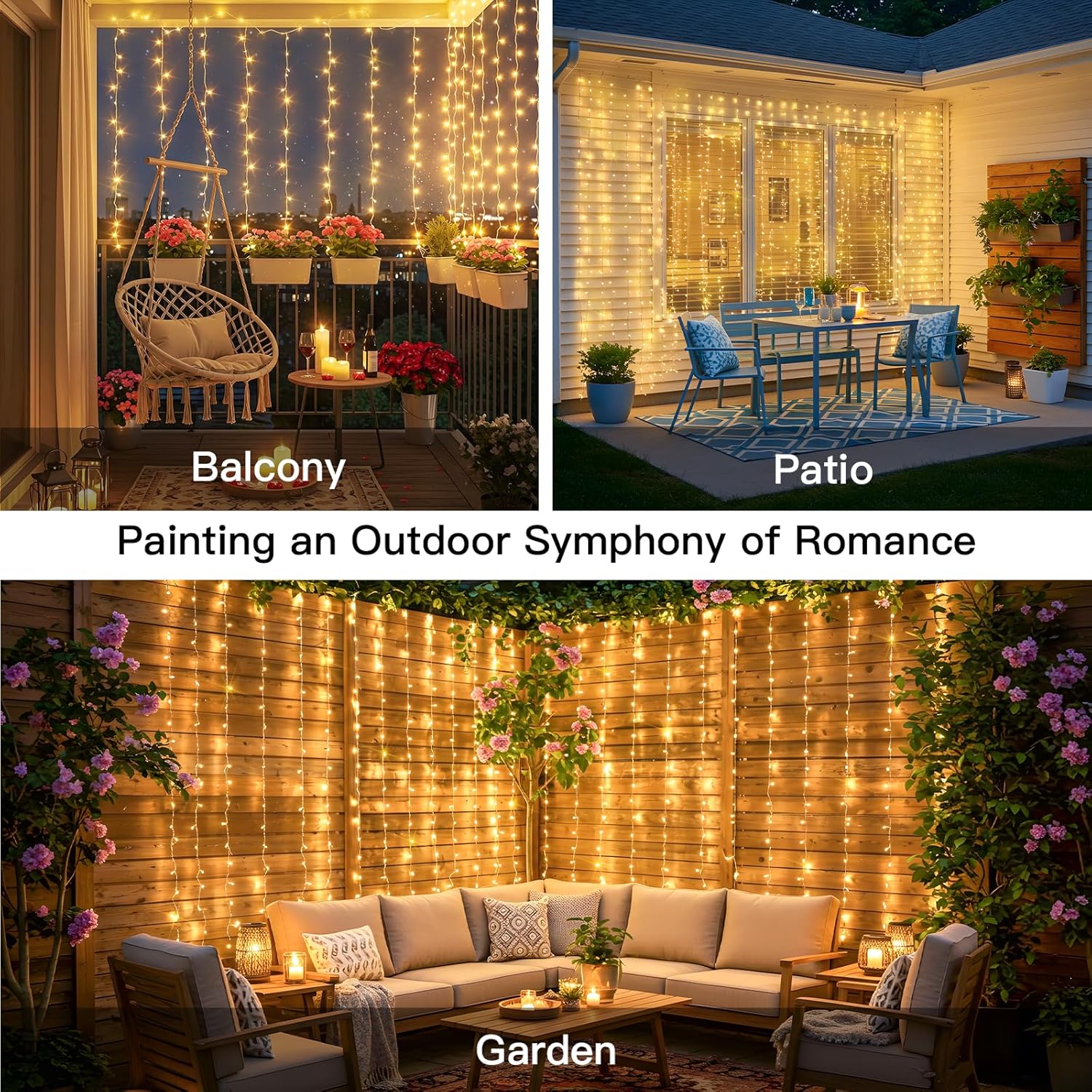 Curtain Lights For Bedroom 200 - Christmas Lights Outdoor ulasan dan harga