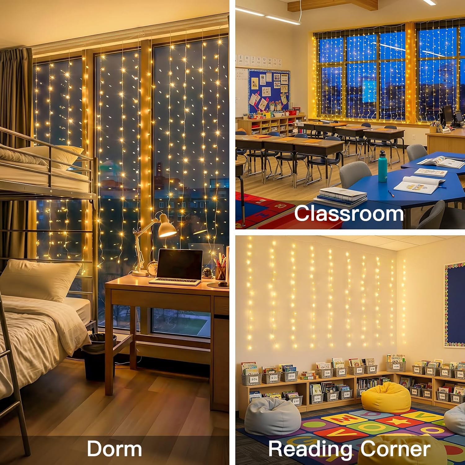 Curtain Lights For Bedroom 200 - Christmas Lights Outdoor ulasan dan harga