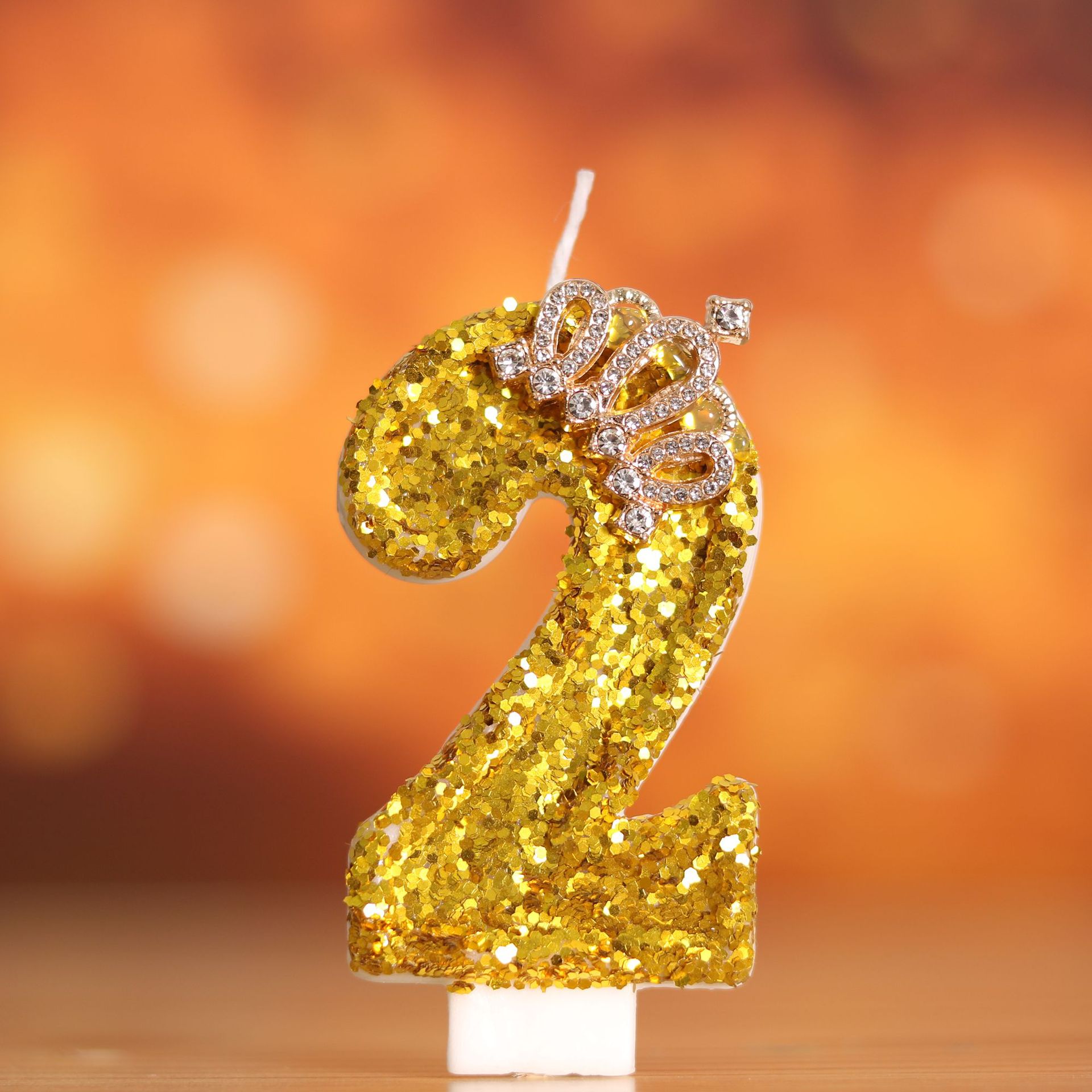 Digital Birthday Cake Gold Cro - Holiday Candle Set ulasan dan harga
