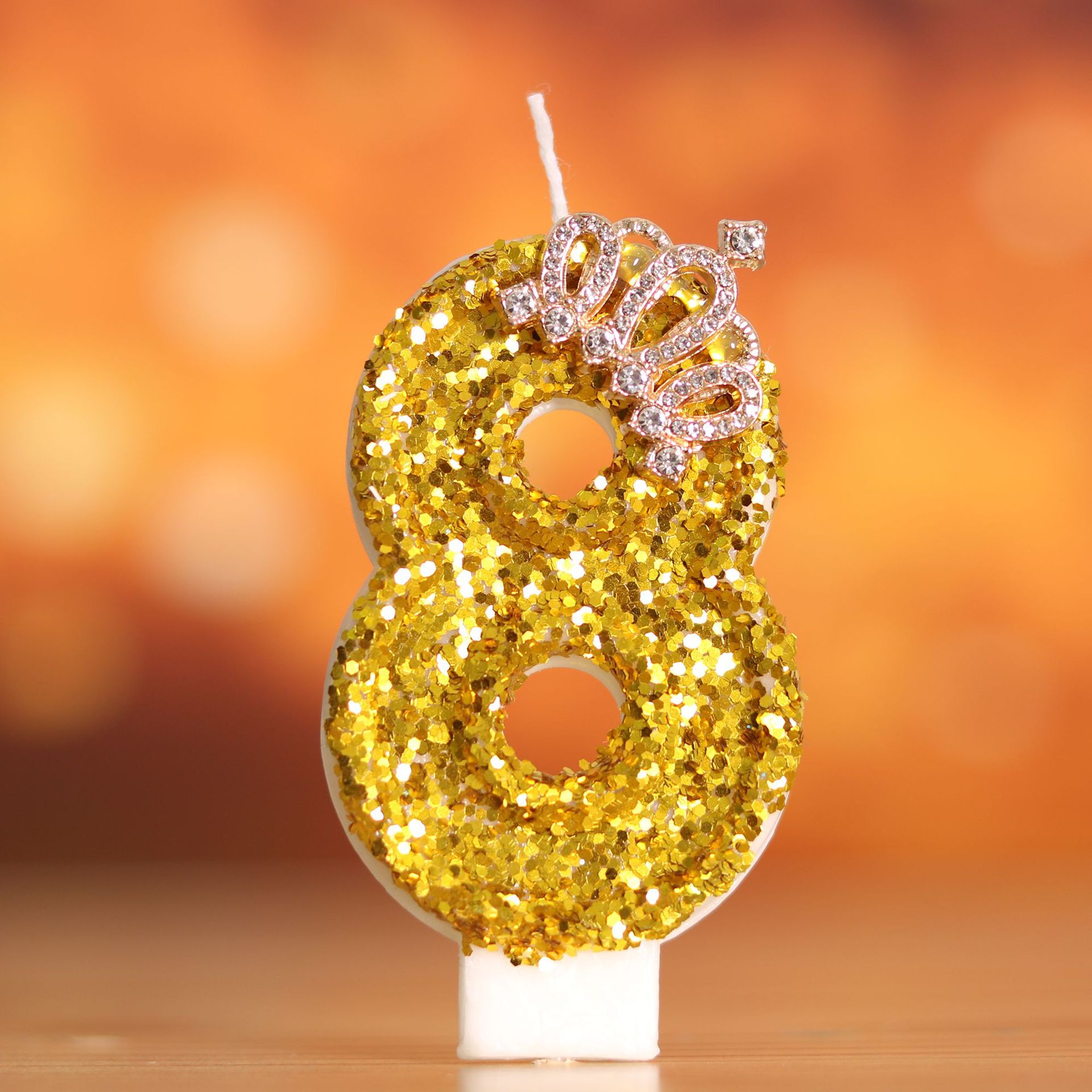 Digital Birthday Cake Gold Cro - Holiday Candle Set ulasan dan harga