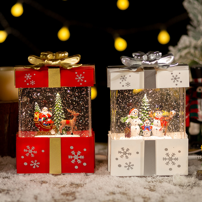 Automatic Snow Globe Music Box - Snow Globe Musical ulasan dan harga