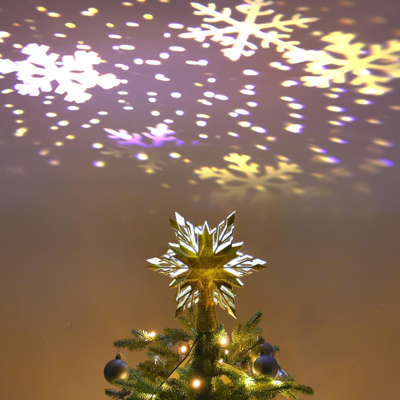 LED Projection Tree Topper Sta - Star Tree Topper ulasan dan harga