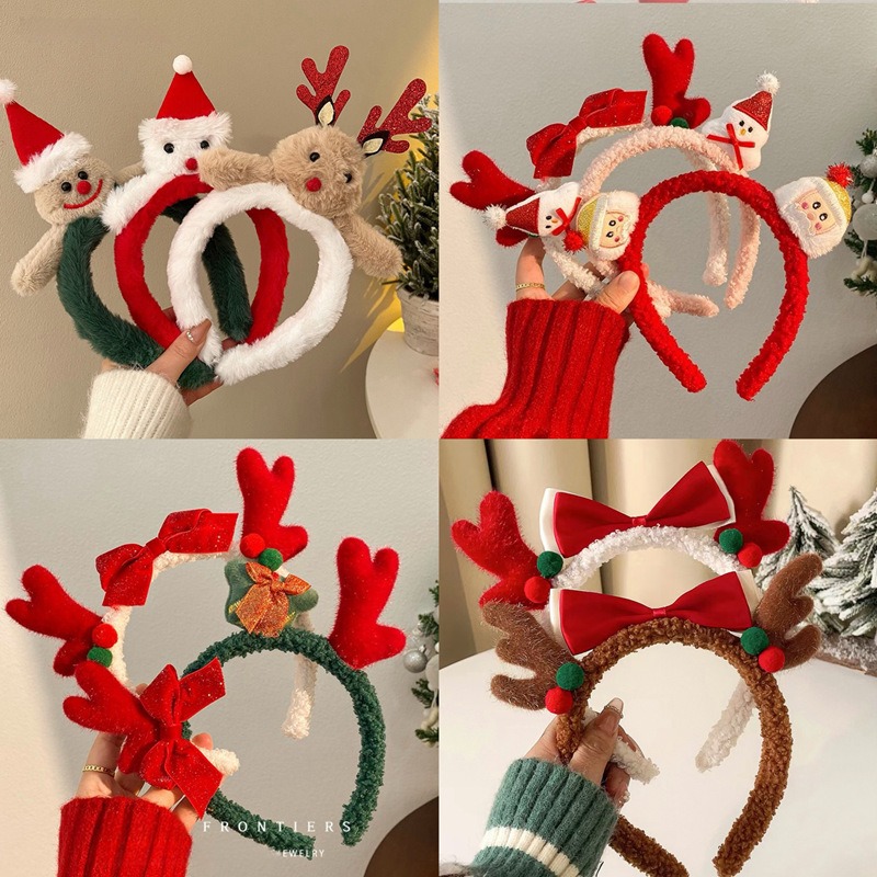 Christmas Santa Cute Bear Plus - Reindeer Antlers Headband ulasan dan harga